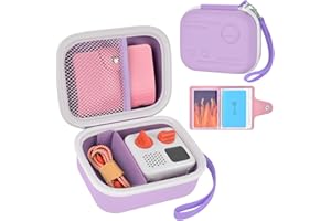 AGAINMORE Case Compatible with Yoto Mini (2024 Edition) Kids Screen-Free Bluetooth Audio Player & Card Storage Holder for up to 24 Cards-Purple