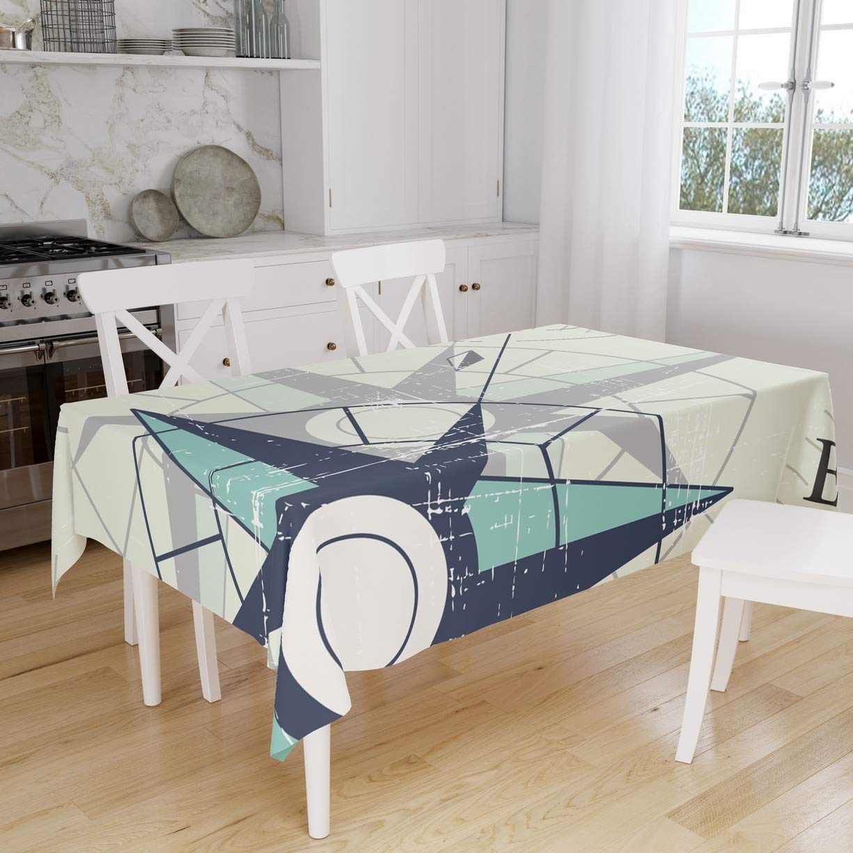 Bonamaison Kitchen Decoration, Tablecloth, 140cm x 160cm - Designed and Manufactured in Turkey