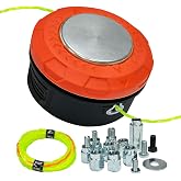 Universal Weed Eater Head,Easy Feed Trimmer Bump Head with Wear-resistant rotating iron plate, Weed Wacker Head Trimmer Head for Echo,Ego,Dewalt,Stihl,Ryobi...with 14ft 095&rsquo;&rsquo;Trimmer Line,Orange