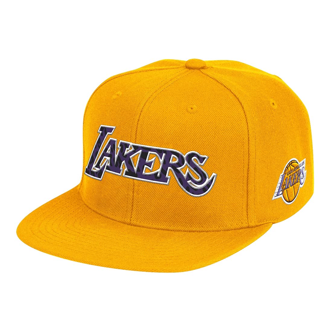Mitchell & Ness Wildback Snapback HWC Los Angeles Lakers Yellow, yellow, One Size