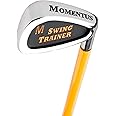MOMENTUS Weighted Golf Swing Trainer - Shortened 7 Iron Swing Trainer Golf Club - Swing Trainer Aid to Improve Golf Shot Accuracy and Swing Speed for a Better Golf Game