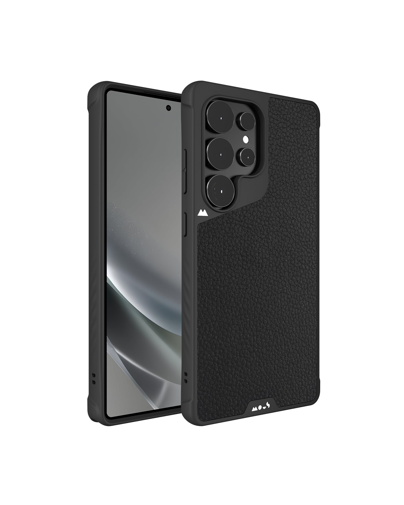 Photo 1 of **USED** Mous for Samsung Galaxy S25 Ultra Case MagSafe Compatible - Limitless 6.0 - Black Leather - Protective Shockproof Phone Cover