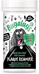 BUGALUGS Plaque Off Remover for Dogs 70g Natural Seaweed Powder