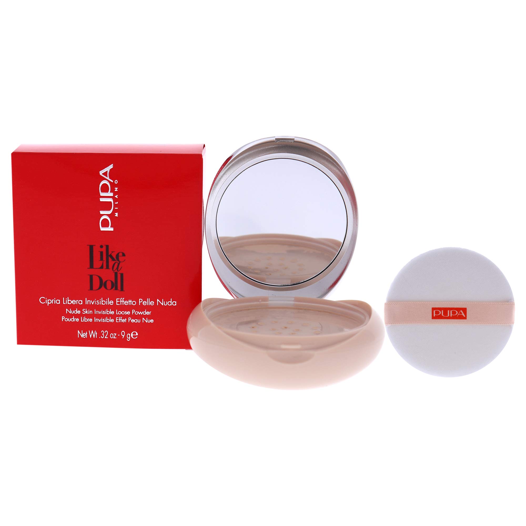 Pupa Milano Like a Doll Invisible Loose Powder - 001 Light Beige For Women 0.32 oz Powder
