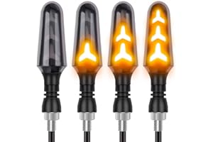 Kinstecks 4PCS Motorcycle Indicators Turning Indicators Turn Signal Lights 12V for Motorcycle Motorbike Scooter Quad Cruiser 