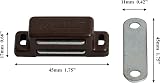 Harmac House 4x Heavy Duty Magnetic Door Catch 6kg Brown 45x18x14mm view 4