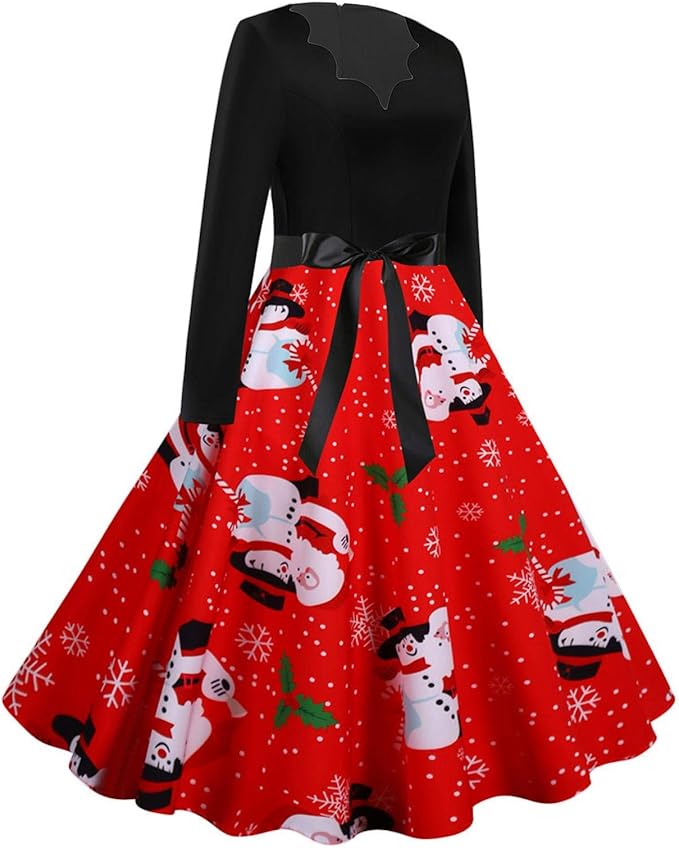 cypressen Women's Christmas Dresses Women's Christmas Dresses Long