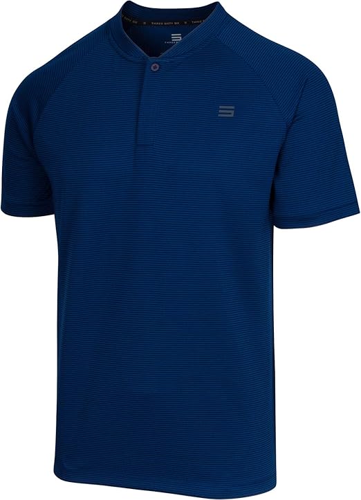 Three Sixty Six Collarless Golf Shirts for Men Men’s Casual Dry Fit