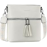 GAEKEAO Crossbody Bags for Women Multi Zipper Pockets Shoulder Handbags Lightweight Medium Travel Purse