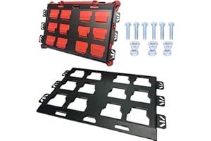 NyVoozy for milwaukee packout wall mount Packout Mounting Plate, Metal Base for Milwaukee Toolboxes, milwaukee mounting plate Wall or Floor Mount (1 Full Width)