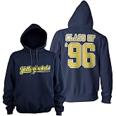 Yellowjackets Officially Licensed Class Of '96 Hoodie (Navy Blue), X-Large