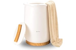 Keenray Bucket Style Towel Warmers, Luxury Bucket Towel Warmer, Large Towel Warmer for Bathroom, Auto Shut Off, Fits Up to Tw