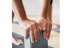 MICRODRY - Stretching & Exercise Foam Blocks, Yoga, Pilates Equipment for Home Workouts, Fitness Accessories for Home & Gym, Slip-Resistant, EVA Foam Block, 9 x 4 x 6 inches