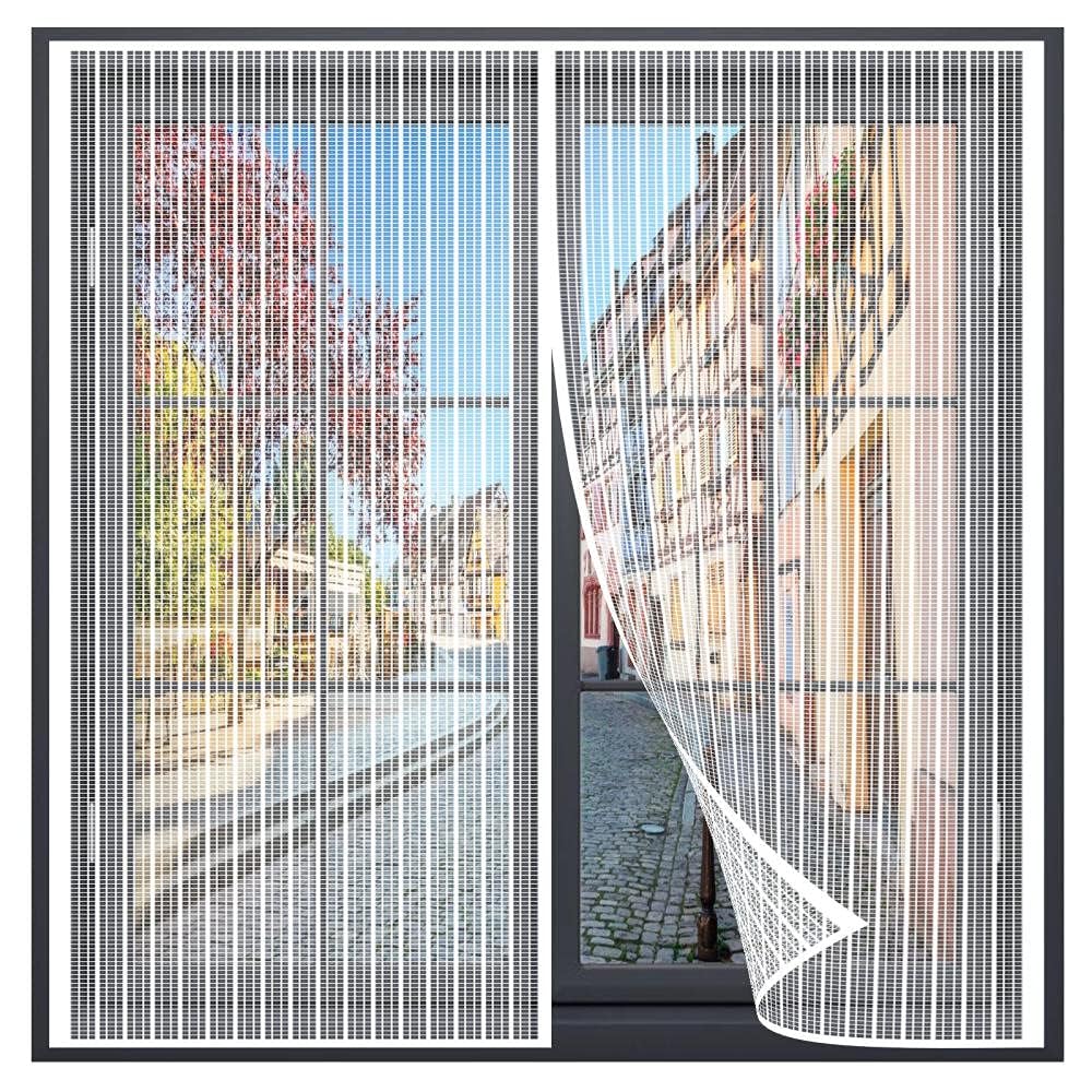 Magnetic Window Fly Screen, 150x200cm for French Doors & Sliding Glass Doors