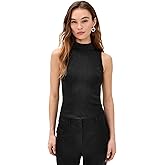 alice + olivia Women's Darcey Metallic Tank