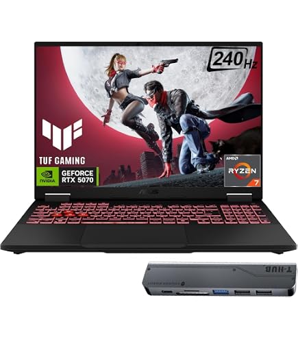 Amazon.com: ASUS TUF A18 Gaming Laptop, AMD Ryzen 7-260, 64 GB