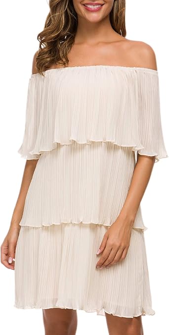 casual ruffle dress