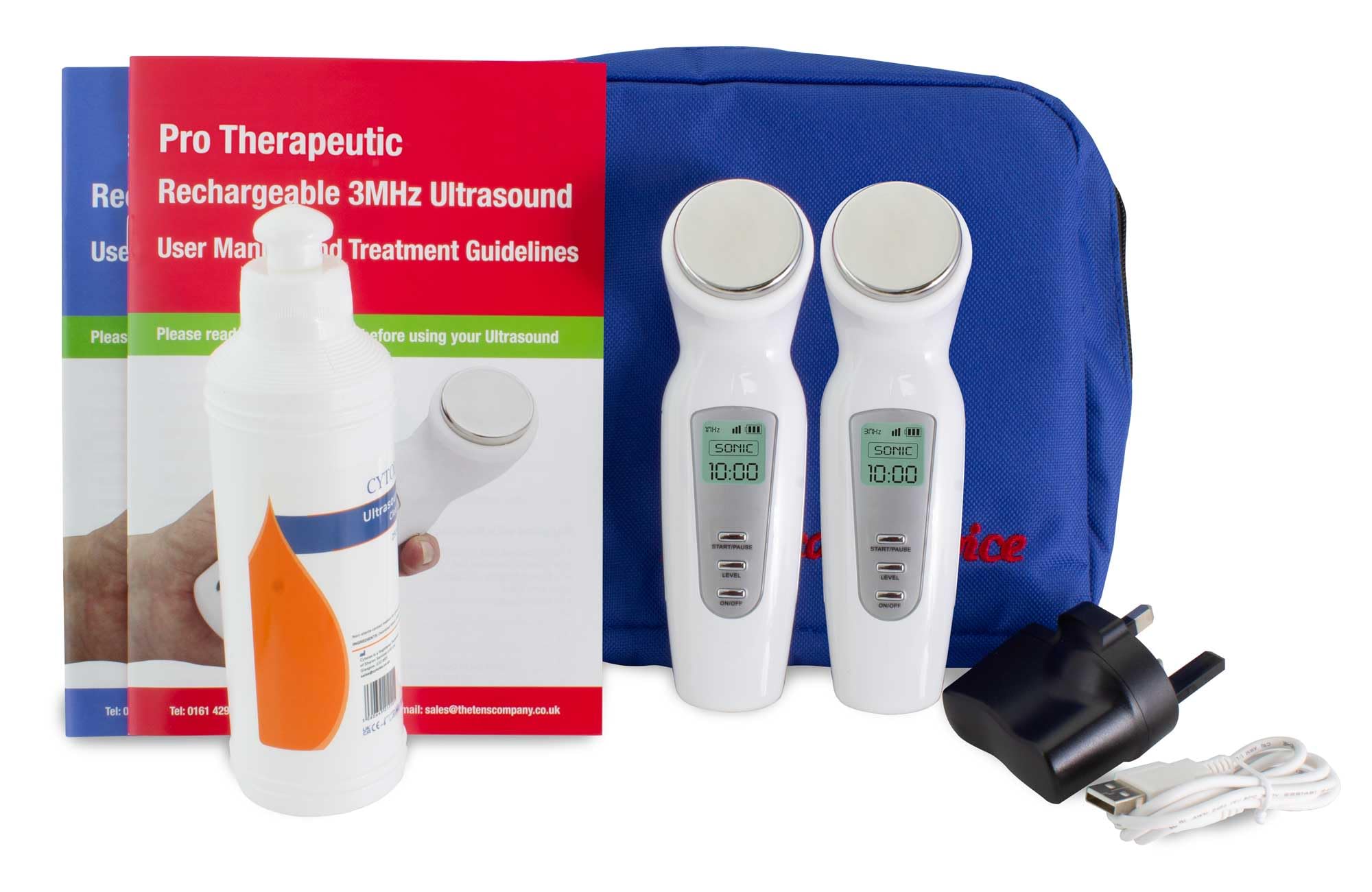 Dual Frequency Rechargeable Home ultrasonic Machine Therapeutic Portable ultrasonic by TP-TENS