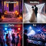Katomi Smoke Machine 500W with 8 RGB LEDs 3m Control, 2 Remotes view 6