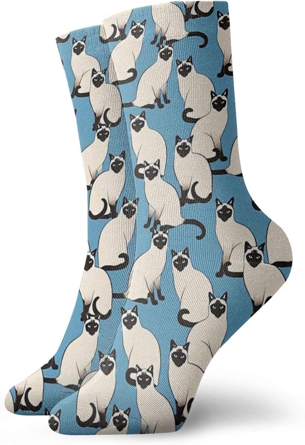 Siamese Cats Looking At You Athletic 30cm Socks Ankle Socks Sport