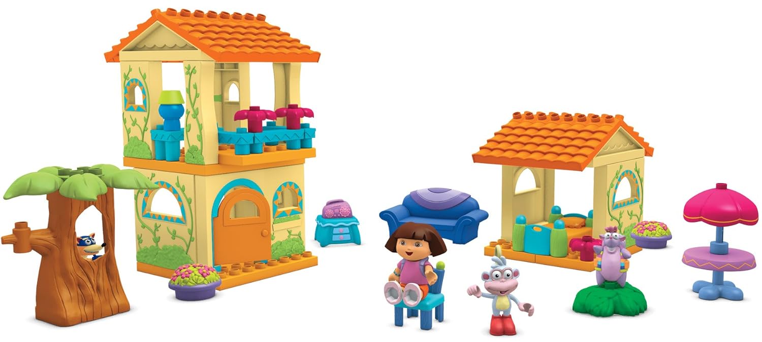 Mega Bloks Dora S Buildable House Amazon Co Uk Toys Games