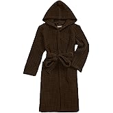 KOSMU Luxury Organic Japanese Cotton Hotel & Spa Waffle Bathrobe for Men and Women (Hooded/Kimono)