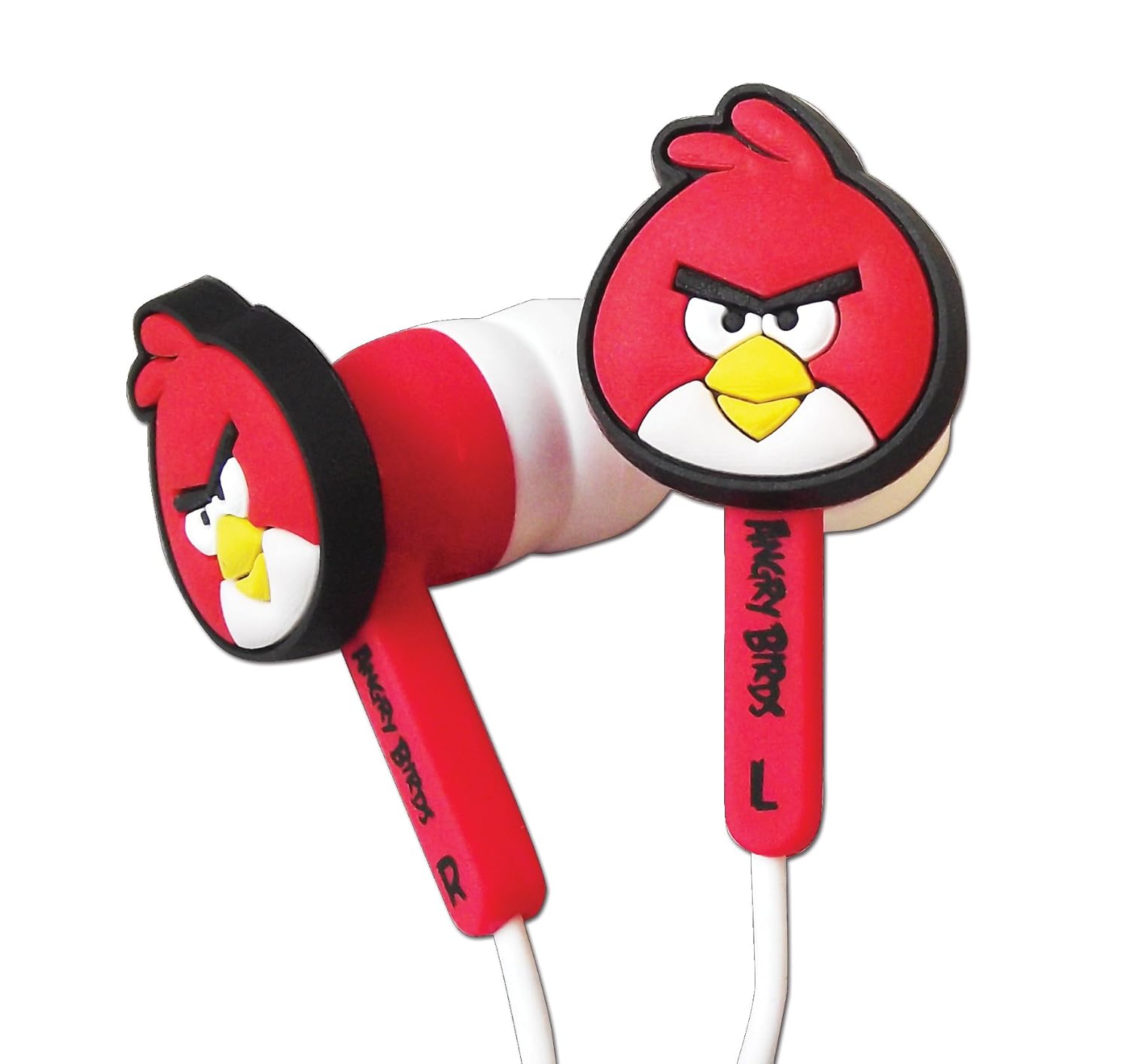InEar Kopfhörer Headphone Ear Buds für Nintendo 3DS "Angry Birds" rot