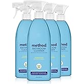 Method Bathroom Cleaner, Tub + Tile Cleaner Spray that Dissolves Mold, Mildew, and Soap Scum, Eucalyptus Mint Scent, 828 ml S