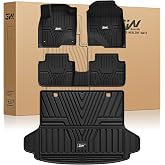 3W Floor Mats &amp; Cargo Liner for Honda HR-V 2023-2026 &amp; Acura ADX 2025 2026 | TPE material, custom fit, include hybrid, not for premium audio