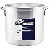 Winco 26-Quart Aluminum Sauce Pot - 6.0mm Heavy Duty Commercial Stockpot