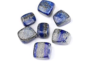 TGS Gems® 1/2lb Bulk Natural Lapis Lazuli Tumbled Stones 1/2" to 3/4" inch Polished Crystals for healing crystals