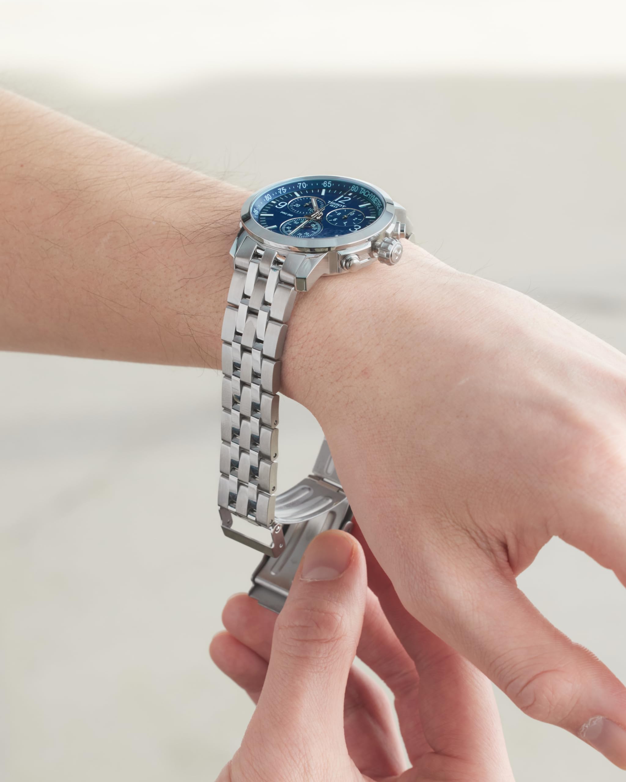 Tissot Men's PRC 200 Gent Chr Qua 316L Stainless Steel case Swiss Quartz