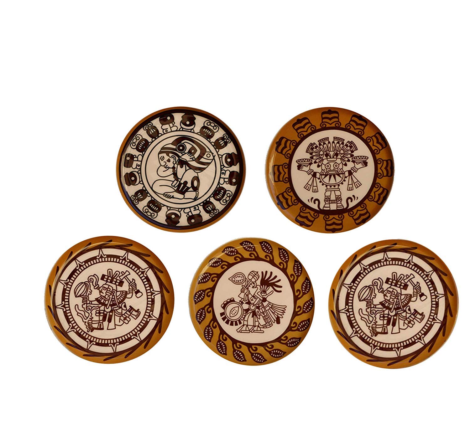 Buy Limra Decorative Wall Plates Set Of 5 Plates Round Shape 8