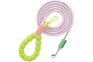 Hands-Free Dog Leash 1.85m, Adjustable Crossbody/Waist, Cloud Foam Handle Non-Slip, Comfortable Pet Walking Lead