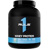 Rule 1 Proteins Whey Protein Powder, Birthday Cake, 5 Pounds | 24g Fast-Acting Protein from All-Whey Sources with Naturally O