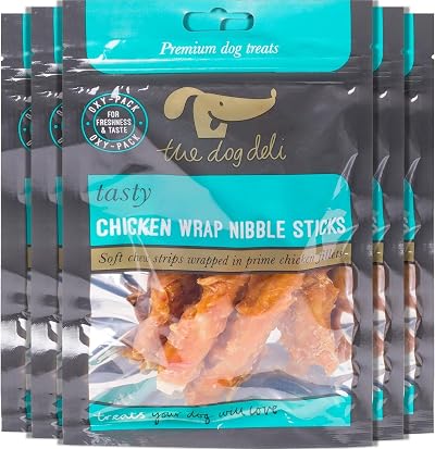 Petface The Dog Deli Chicken Wrapped Nibble Sticks 100g Pack of 5