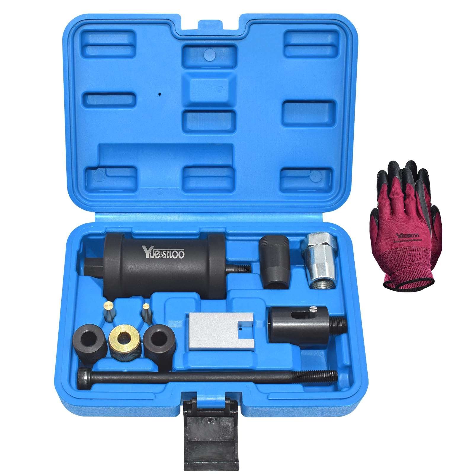 Photo 1 of Yuesstloo Fuel Injector Removal Tool, Injector Seal Replace Install Kit, compatible con BMW N14 N18 N20 N26 N47 N53 N54 N55 N57 N63 S63 B38 B48 B58 with Extended Slide Hammer Screws
