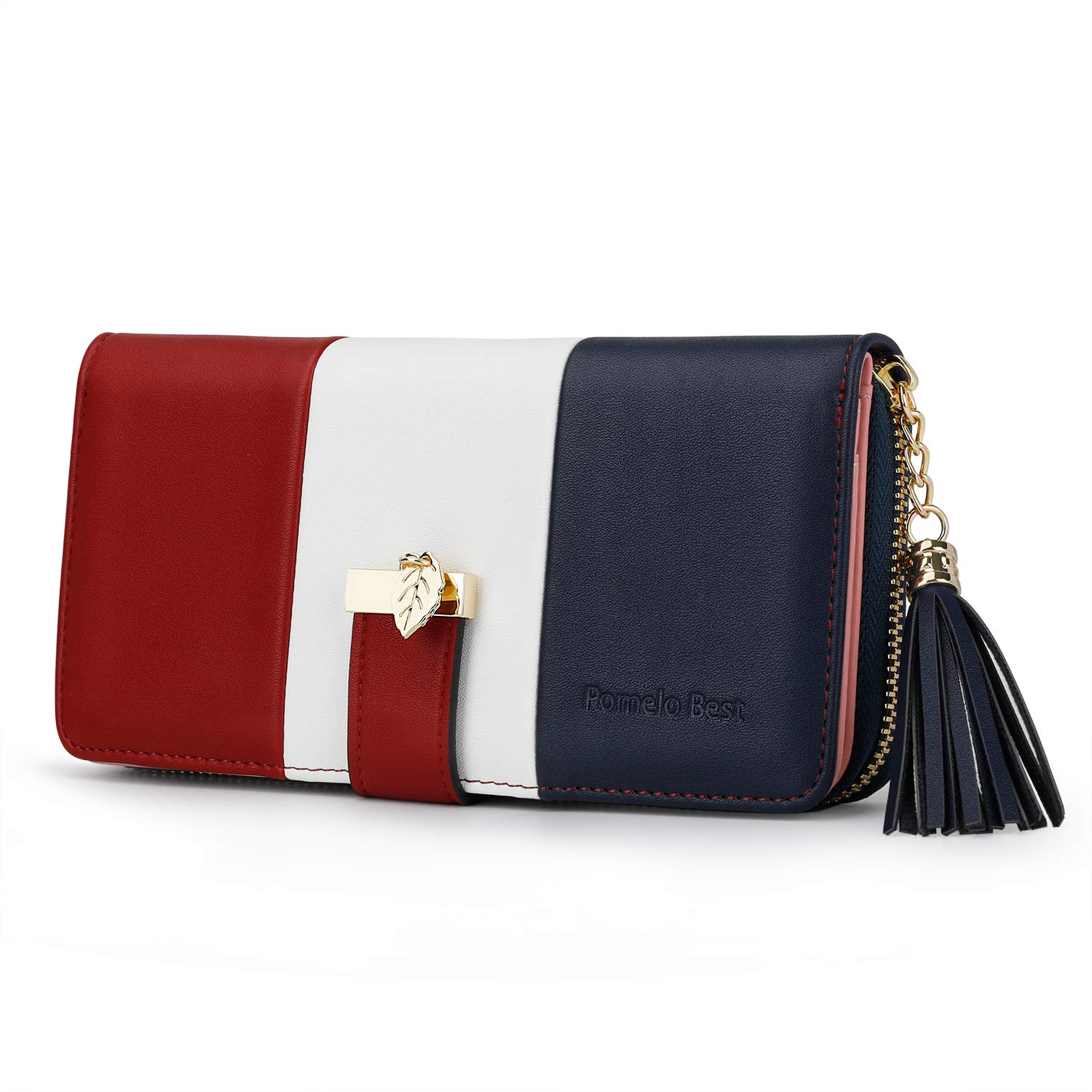 Pomelo Best Women Wallets RFID Ladies Purses with Multiple Card Slots and Roomy Compartment