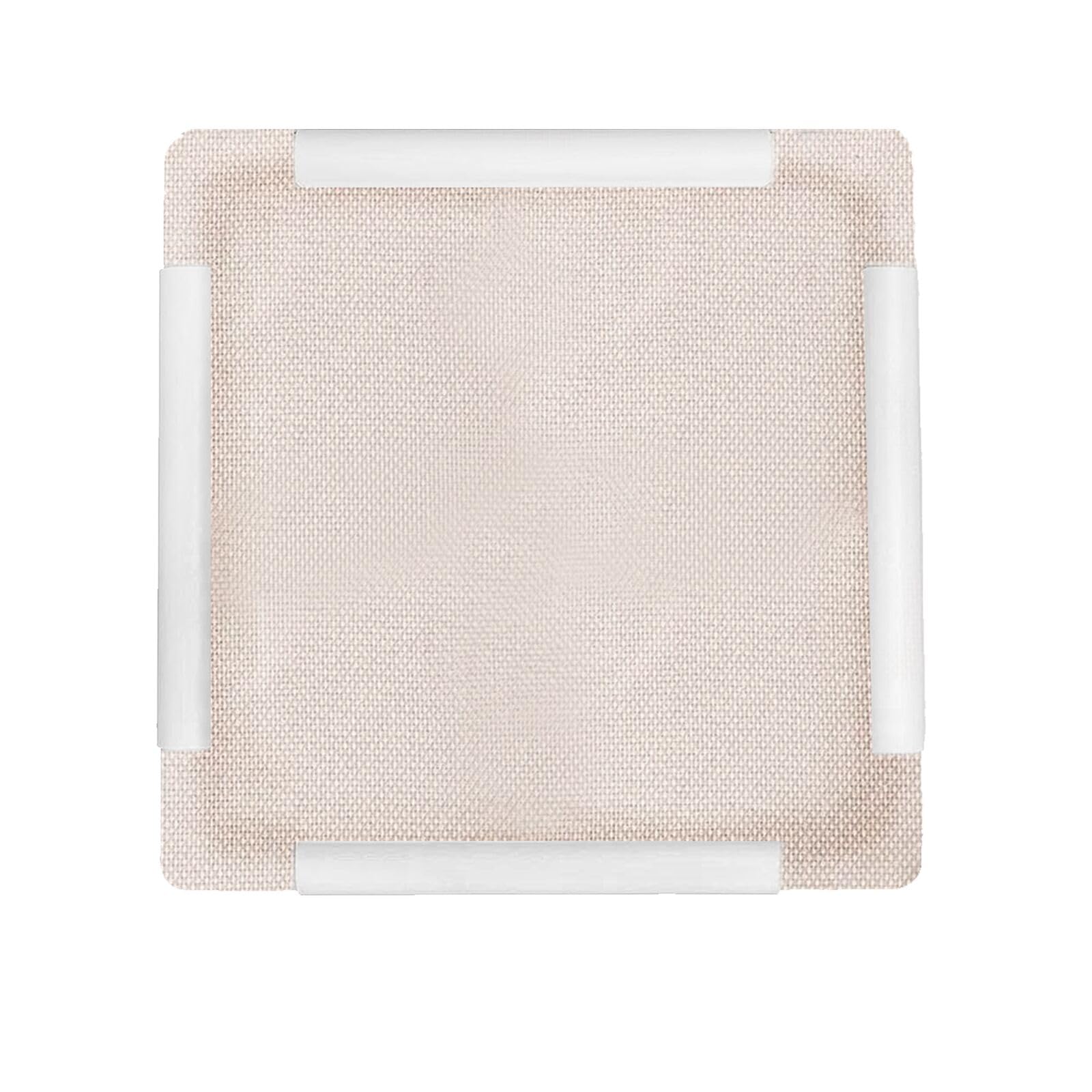 Universal Clip Frame,1 Set Cross Stitch Frame Square Rectangle Plastic Clip with 1 pc Cross Stitch Cloth for Embroidery, Cross Stitch, DIY Art Craft