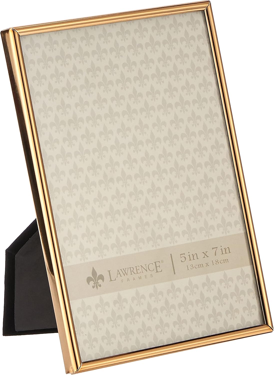 Photo Albums, Frames & Accessories - Lawrence Frames 5x7 Simply Gold Metal Picture Frame