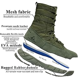 LAHORS Lightweight Military Tactical Combat Boots