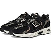 New Balance Unisex 530 Sneaker, Black/Flat Taupe, 11 US Men