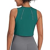 G4Free Lightweight Workout Tank Tops for Women Fast Dry Athletic Gym Crop Top Sleeveless Running Shirts