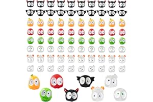 LAOZAI 80PCS Mini Resin Dust Bunnies Miniature Figures Micro Fairy Garden Landscape Ornament Bonsai Micro Landscape Craft Outdoor Patio Lawn Yard Halloween Decoration