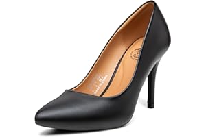 Trary Women’s High Heel Dress Pump Pointed Toe Shoe Classic Office Special Dressy Casua Wedding Pump Shoes