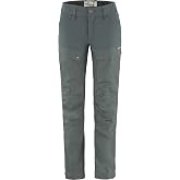 Fj&auml;llr&auml;ven Keb Curved Women's Trekking Trousers - Water Resistant, Vented, Reinforced Fabric, Curved Fit - Hiking, Trekking