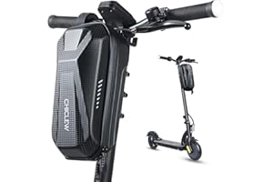 CHICLEW Portable Electric Scooter Bag, Quick Release Scooter Storage Bag with 2L/3L Large Capacity, Waterproof Front Handlebar Bag for Carrying Phone, Wallet, Tools