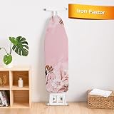 Sherwood Ironing Board Cover 124x38cm 100% Cotton Pink Flowers Thick Felt view 6