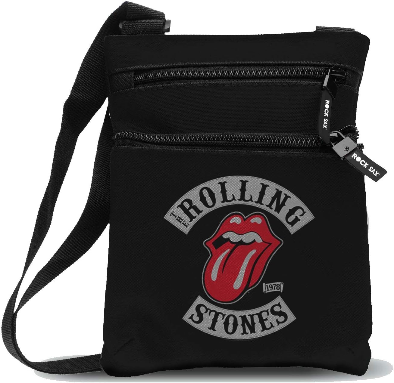 Rolling Stones 1978 Tour (Body Bag) Rocksax 124023170 Black Amazon.co