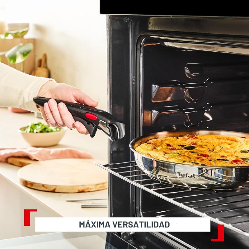 Ingenio Comfort Max - Conjunto de 8 Peças + 12 Acc, Aço Inoxidável